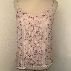 Abercrombie & Fitch Pink Flower Top Tank XS